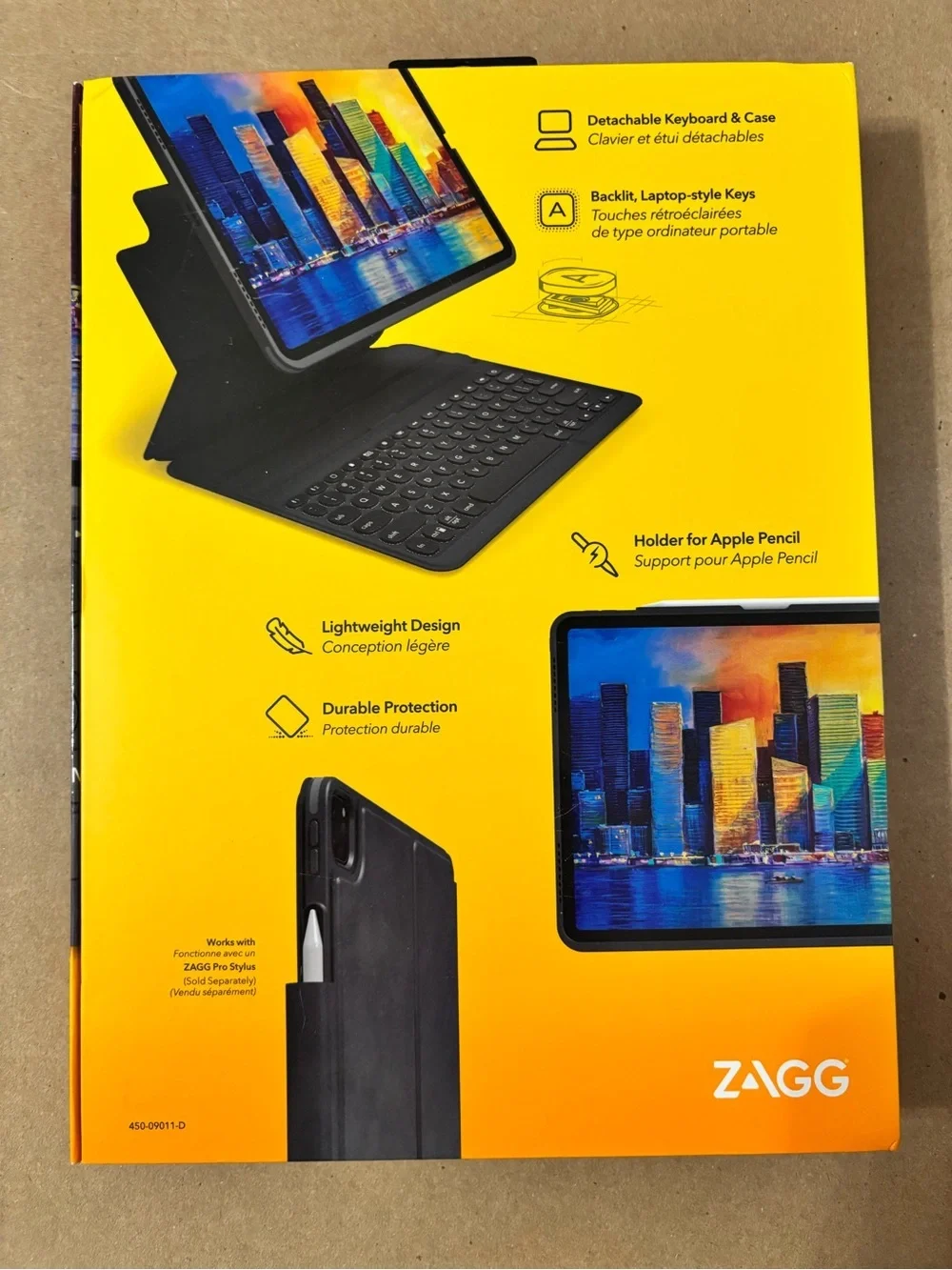 ZAGG Pro Keys Detachable Keyboard & Case for iPad - Black
